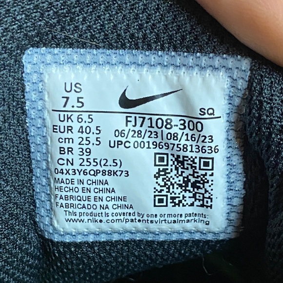 Nike Air Humara “Pacific Moss” Trail Running Sneakers (7.5 Men’s) (9 Women’s) - Picture 13 of 16